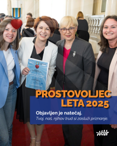 Prostovoljec leta 2025 (Grafika)