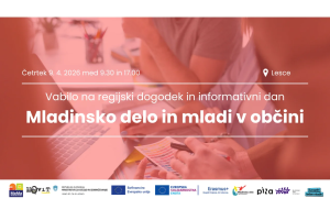 Mladinsko delo in mladi v občini (Vabilo - grafika)