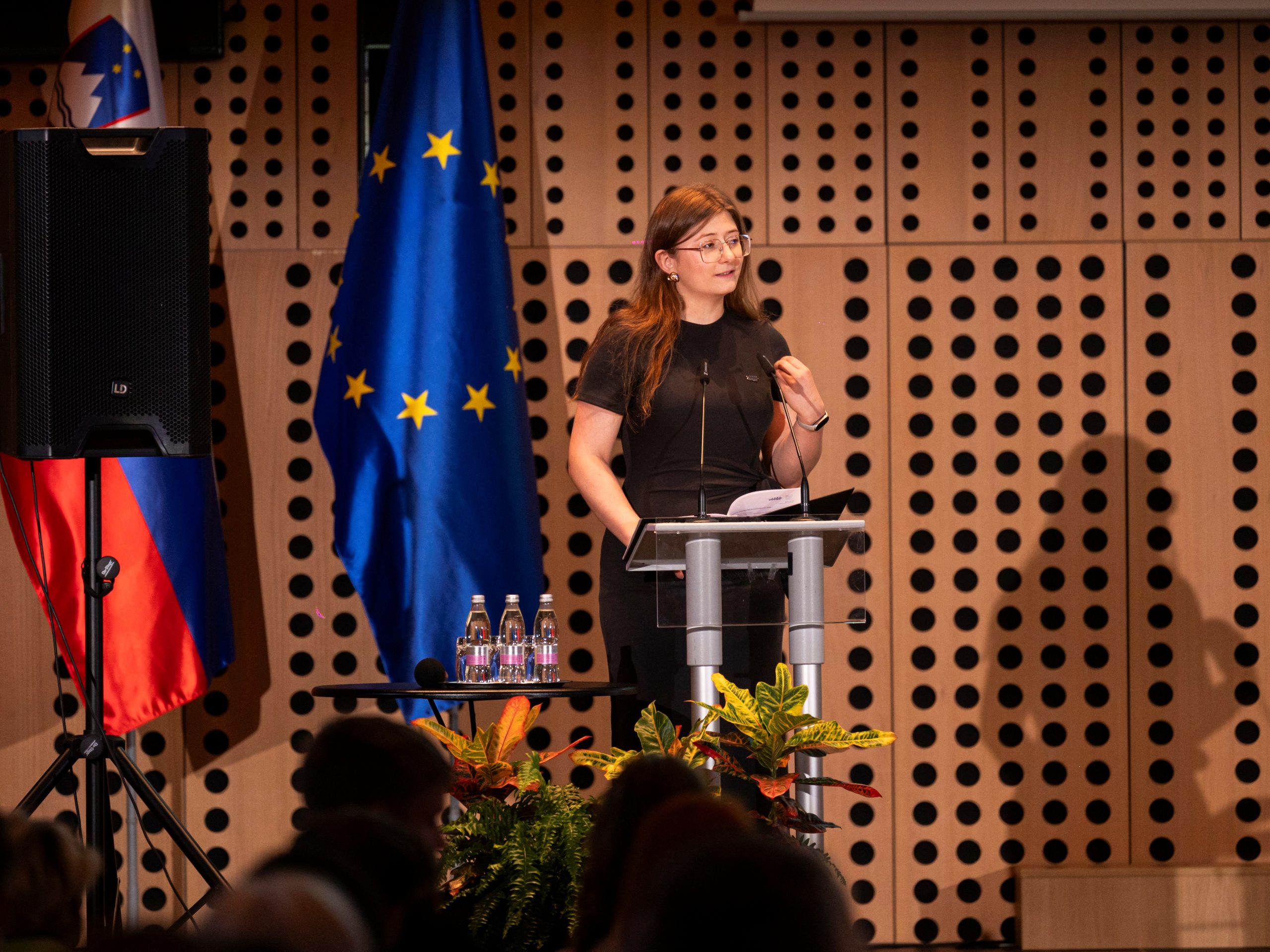 Eva Kotnik, predsednica MSS na zaključku natečaja PL 2025