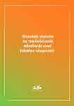 Osnutek statuta za medobčinski mladinski svet lokalne skupnosti (2025) (Naslovnica)